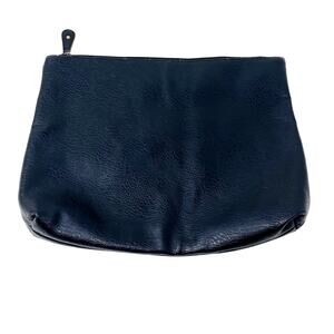 Free People Vegan Leather Tablet Bag Pouch Not Padded Casual Top Zip Black